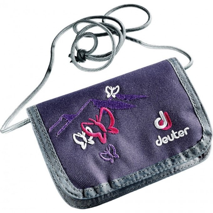 Кошелёк DEUTER SCHOOL CHEST Фиолетовая бабочка Plum 3890215_3029
