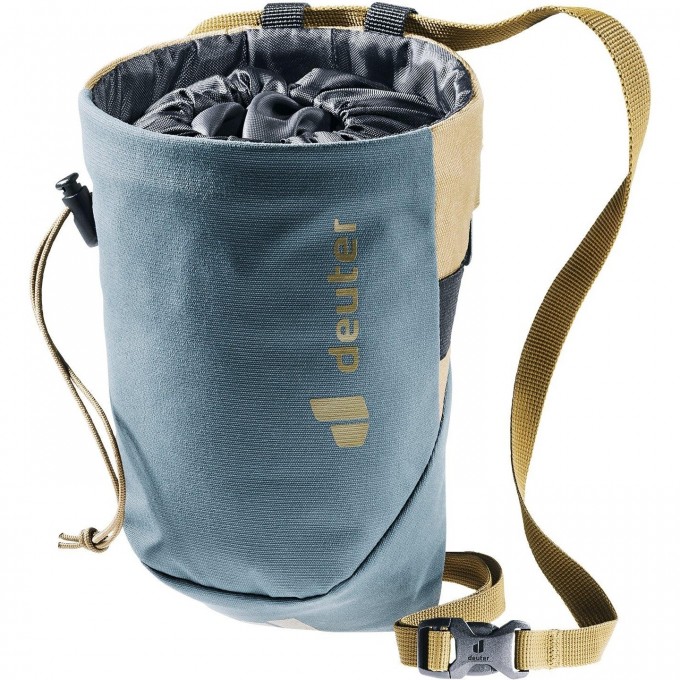 Мешок для магнезии DEUTER 2021-22 GRAVITY CHALK BAG II L ARCTIC-CLAY 3391522_3611