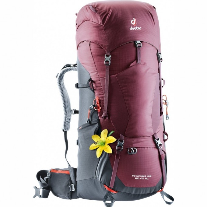 Рюкзак DEUTER AIRCONTACT LITE 60+10 SL Maron-graphite 4340218_5423