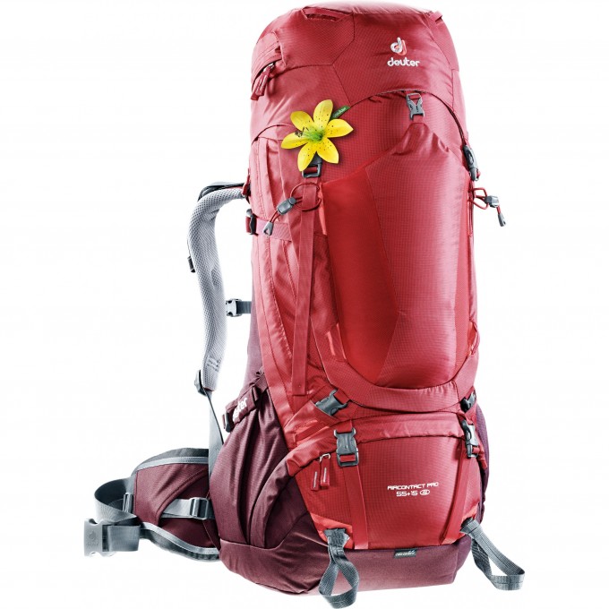 Рюкзак DEUTER AIRCONTACT PRO 55+15 SL Cranberry-aubergine 3330017_5005