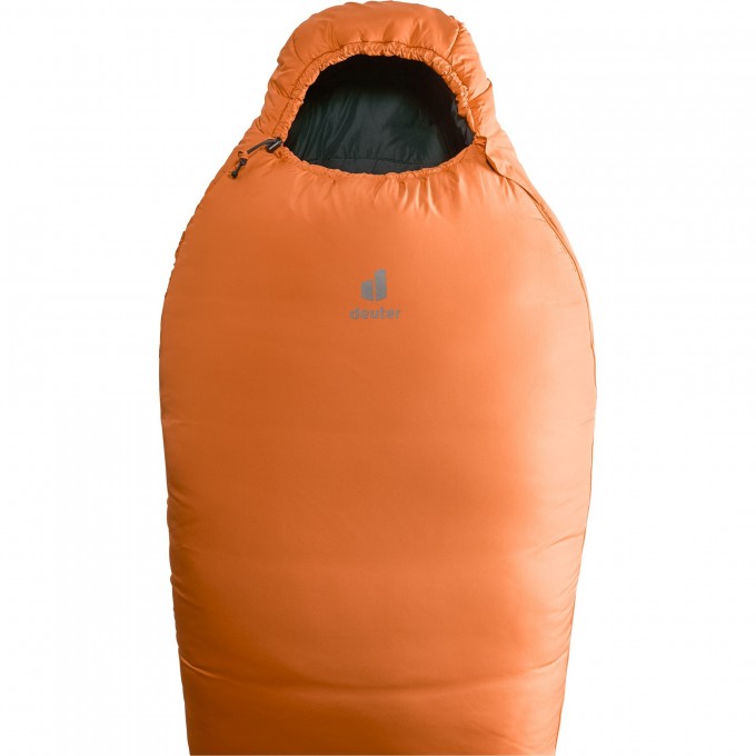 Спальник DEUTER 2022 ORBIT -5° REG правый Mandarine/Ink 3701722_9314