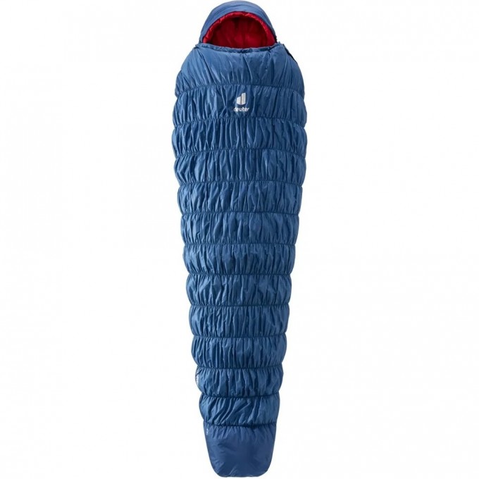 Спальник DEUTER EXOSPHERE -10° левый Steel/Fire 3700721_3515