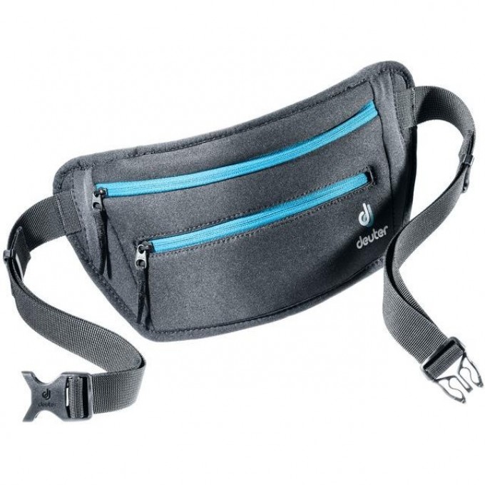 Сумка поясная DEUTER 2020-21 NEO BELT II BLACK/AZURE 3910320_7318