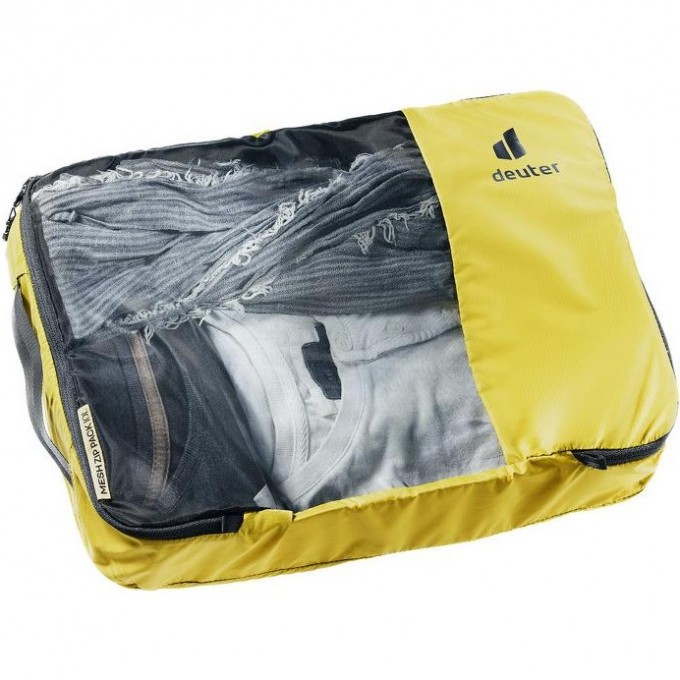 Упаковочный мешок DEUTER 2020-21 MESH ZIP PACK 10 TURMERIC/BLACK 3941921_8706